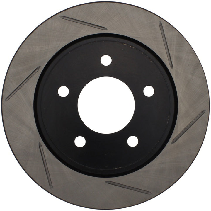StopTech Power Slot 07-09 Mazdaspeed 3 Slotted Right Rear Rotor - Bull Strap