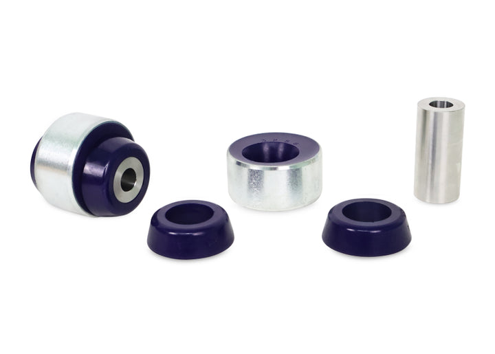SuperPro 04-11 Mazda RX-8 Camber Adjustable Rear LCA Inner Bushing Kit & Caster - Stainless Hardware - Bull Strap