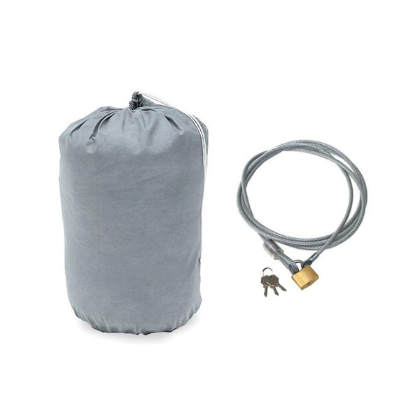 Rampage 1999-2019 Universal Easyfit Car Cover 4 Layer - Grey - Bull Strap
