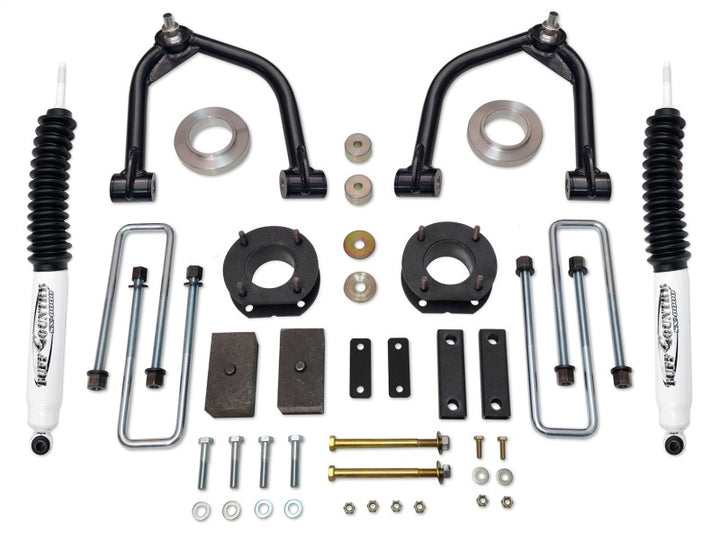 Tuff Country 07-22 Toyota Tundra 4x4 & 2wd 4in Uni-Ball Lift Kit (Excludes TRD Pro SX6000 Shocks) - Bull Strap