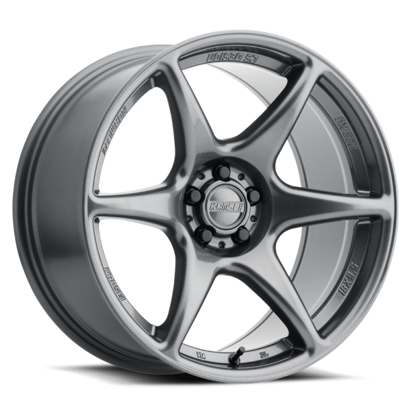 Kansei K11G Tandem 19x9.5in / 5x114.3 BP / 22mm Offset / 73.1mm Bore - Gunmetal Wheel - Bull Strap