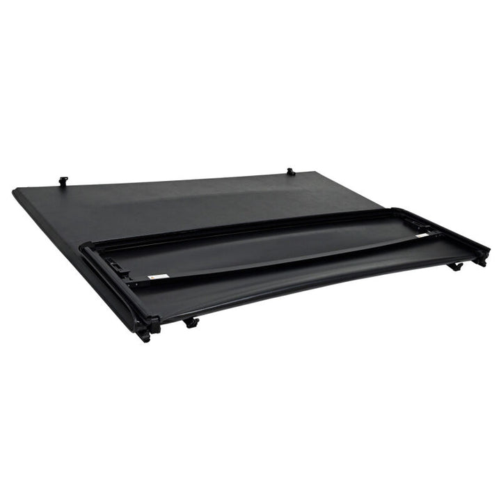 Westin 15-25 Ford F-150 (excluding Lightning) 5.5ft Bed Soft Tri-Fold Tonneau Cover - Black - Bull Strap