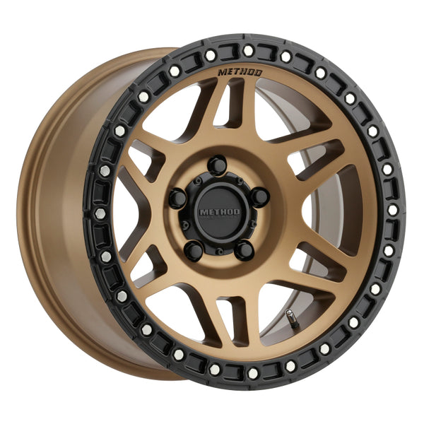 Method MR312 17x9 -12mm Offset 5x5 71.5mm CB Method Bronze/Black Street Loc Wheel - Bull Strap