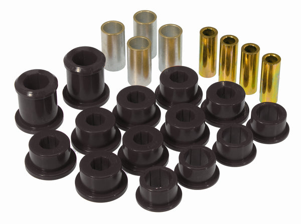 Prothane 84-96 Chevy Corvette Front Control Arm Bushings - Black - Bull Strap