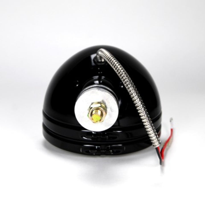 KC HiLiTES Daylighter 6in. Halogen Light 100w Spot Beam (Pair Pack System) - Black SS - Bull Strap