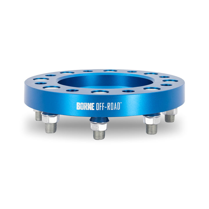 Borne Off-Road Wheel Spacers - 8X170 - 125 - 38.1mm - M14 - Blue - Bull Strap