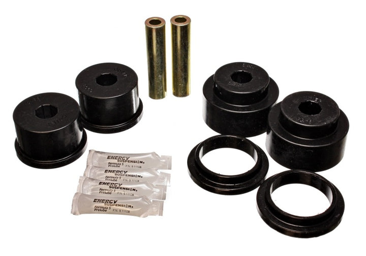 Energy Suspension 03-06 Toyota Corolla/Matrix Black Rear Axle Beam Bushings - Bull Strap