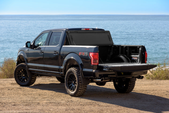BAK 19-20 Ford Ranger 5ft Bed BAKFlip MX4 Matte Finish - Bull Strap