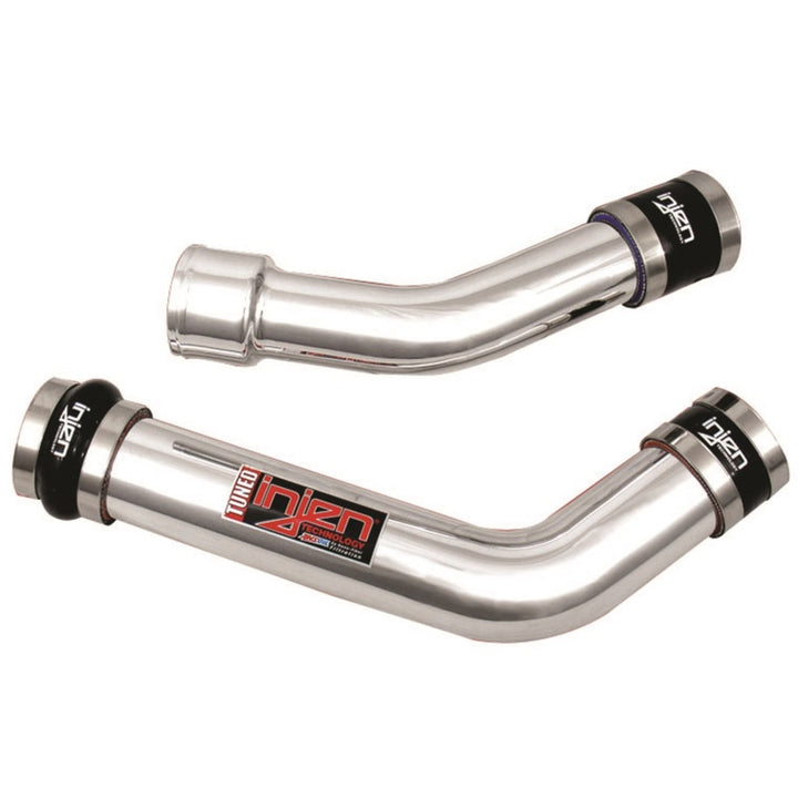 Injen 2009 Lancer Ralliart 2.0L Turbo Polished Upper Intercooler Pipe Kit - Bull Strap