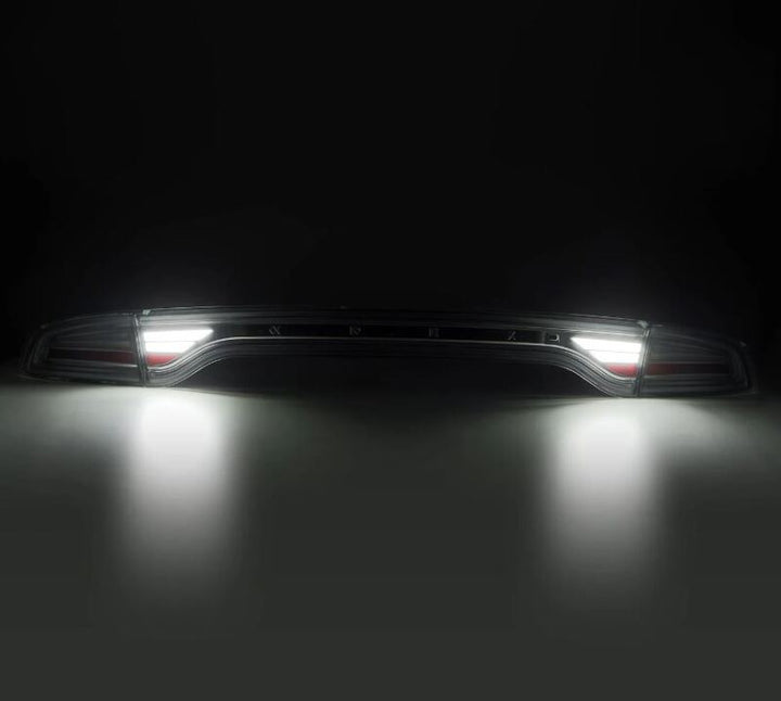 AlphaRex 15-23 Dodge Charger Nova-Series LED Tail Lights - Alpha-Black - Bull Strap