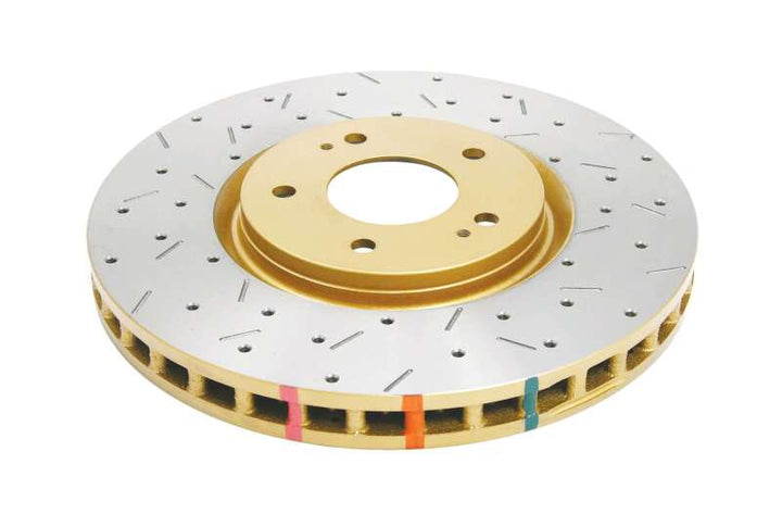 DBA 03-05 Evo 8/9 Front Drilled & Slotted 4000 Series Rotor - Bull Strap