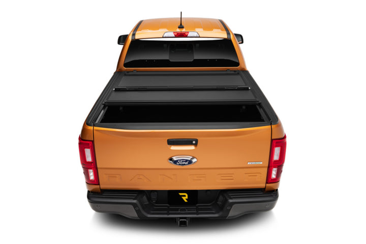 BAK 19-20 Ford Ranger 5ft Bed BAKFlip MX4 Matte Finish - Bull Strap