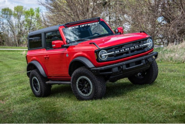Zone Offroad 2021 Ford Bronco 2in Fr 1in Rr Lift Kit - Bull Strap