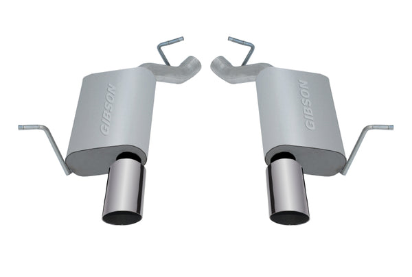 Gibson 11-18 Dodge Durango R/T 5.7L 2.25in Axle-Back Dual Exhaust - Aluminized - Bull Strap
