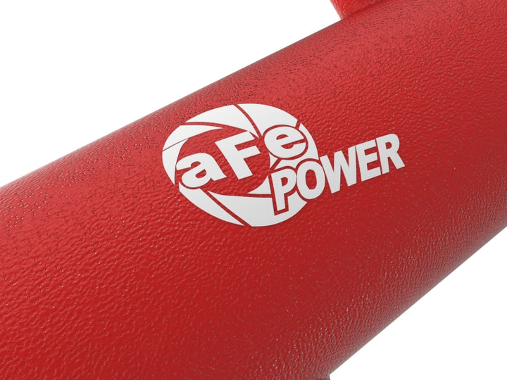 aFe BladeRunner Red 2-3/4in Aluminum Charge Pipe 2021 Toyota Supra GR (A90) I4-2.0L (t) B48 - Bull Strap