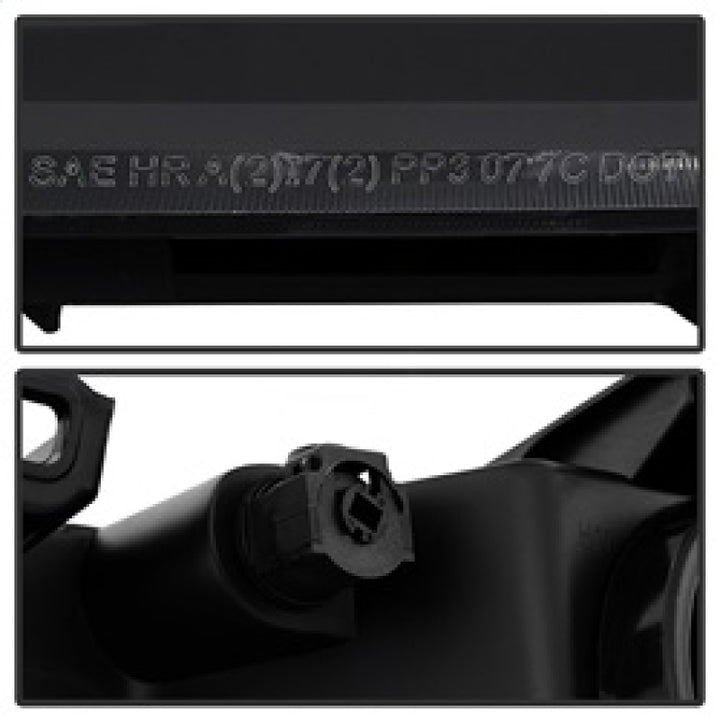 xTune GMC Sierra 07-13 Crystal Headlights Black HD-JH-GSIE07-AM-BK - Bull Strap