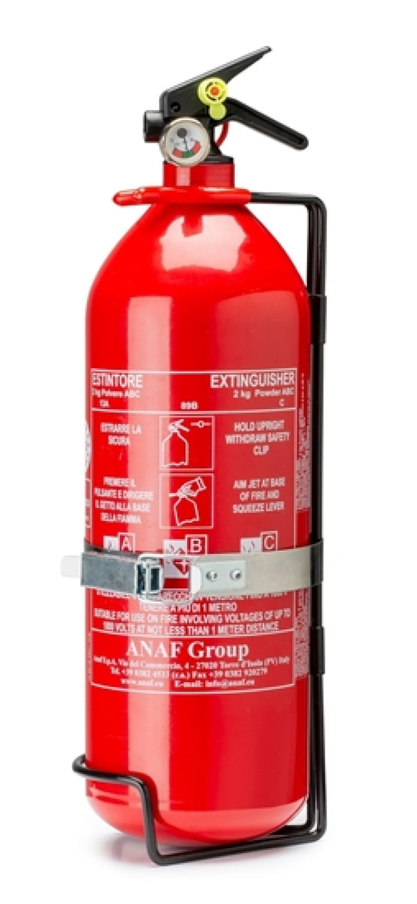 Sparco 2 Liter Handheld Steel Extinguisher - Bull Strap