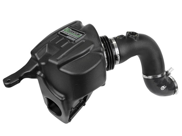 aFe Quantum Pro DRY S Cold Air Intake System 13-18 Dodge Cummins L6-6.7L - Dry - Bull Strap