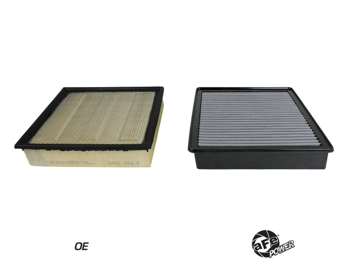 aFe MagnumFLOW Pro DRY S OE Replacement Filter 2020 Ford Trucks V8 6.7L (td)/7.3L - Bull Strap