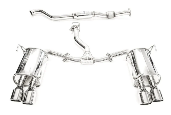 Invidia 2022+ Subaru WRX Q300 Rolled Stainless Steel Tip Cat-Back Exhaust - Bull Strap