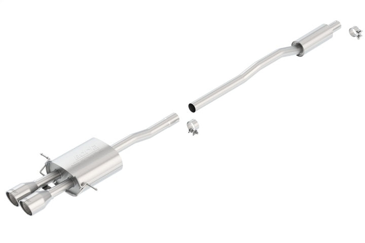 Borla 07-14 Mini Cooper S / Coupe S 1.6L Turbo FWD AT/MT Catback Exhaust - Bull Strap