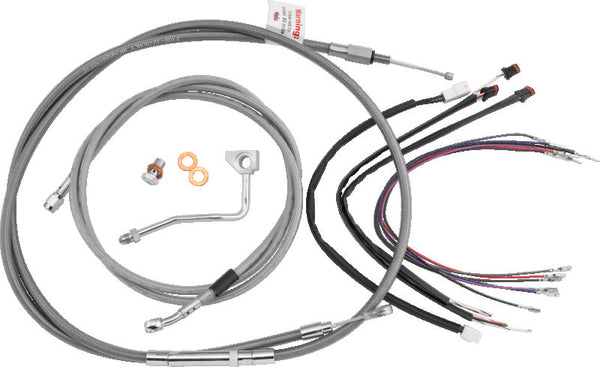 Burly Brand Control Kit 14in Gorilla - Stainless Steel - Bull Strap