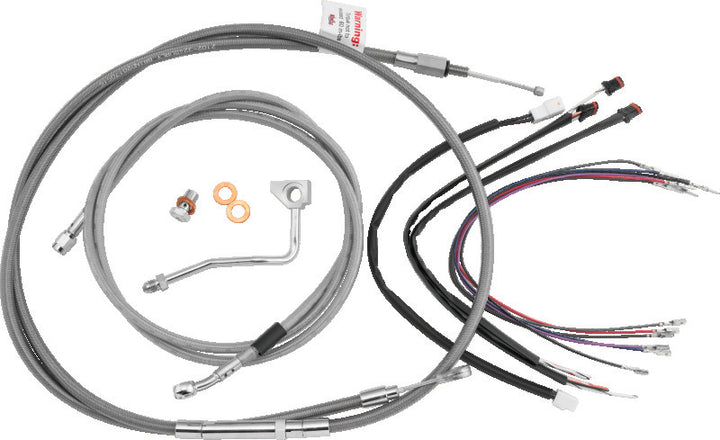 Burly Brand Control Kit 14in Gorilla - Stainless Steel - Bull Strap