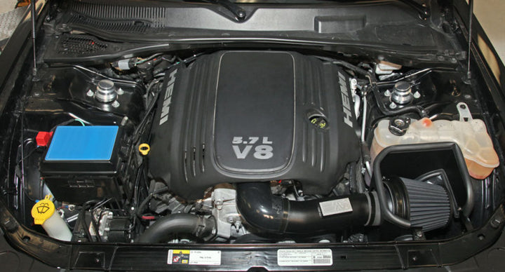 K&N Dodge/Chrysler 5.7/6.1L V8 Black Performance Intake Kit - Bull Strap