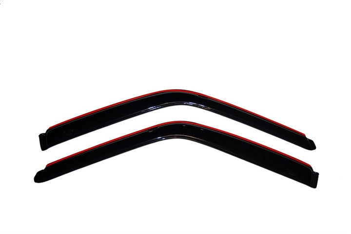 AVS 88-99 Chevy CK Standard Cab Ventvisor In-Channel Window Deflectors 2pc - Smoke - Bull Strap