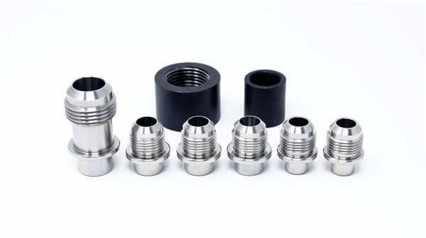 Torque Solution AN Engine/Valve Cover Breather Fittings Subaru EJ25 Engines - Bull Strap