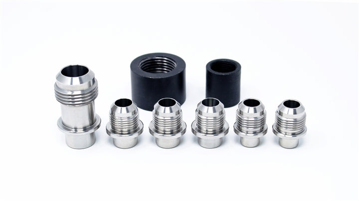 Torque Solution AN Engine/Valve Cover Breather Fittings Subaru EJ25 Engines - Bull Strap