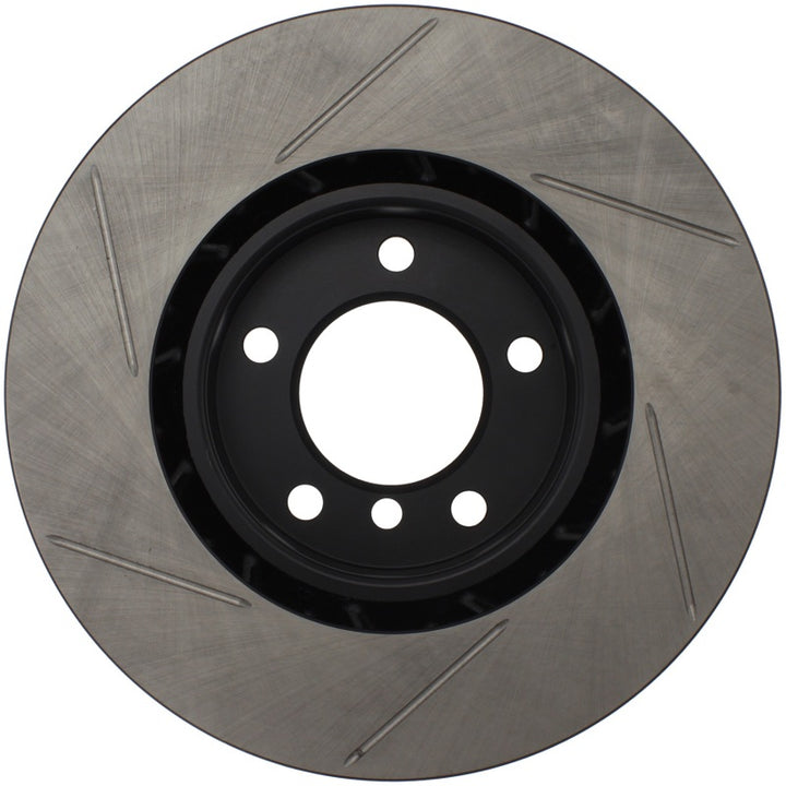 StopTech Power Slot 95-99 BMW M3 E36 / 98-02 Z3 M Series Front Left SportStop Slotted Rotor - Bull Strap