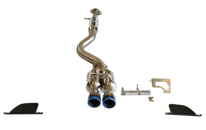 Invidia 22+ Toyota GR Corolla R400 Rolled Titanium Tip Cat-Back - Bull Strap