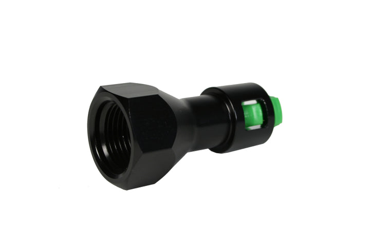 Aeromotive 3/8in Female to ORB-08 Feed Line Adapter - Bull Strap