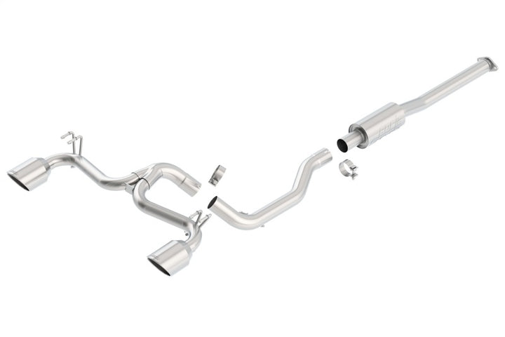 Borla 08-14 Mitsubishi EVO X Catback Exhaust - Bull Strap