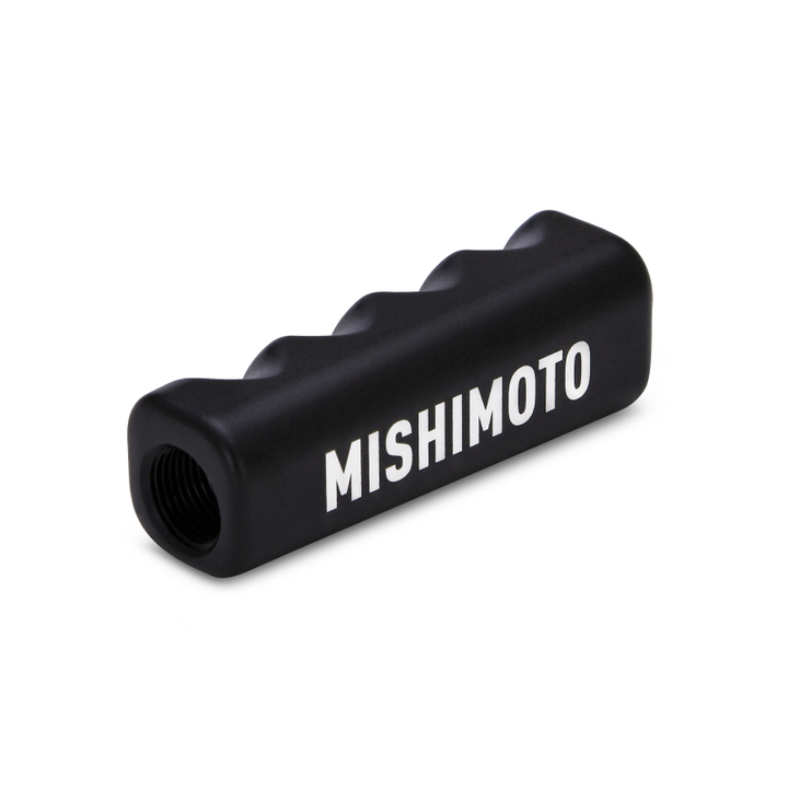 Mishimoto Pistol Grip Shift Knob - Black - Bull Strap