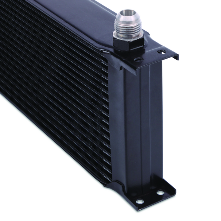 Mishimoto Universal 19 Row Oil Cooler - Black - Bull Strap