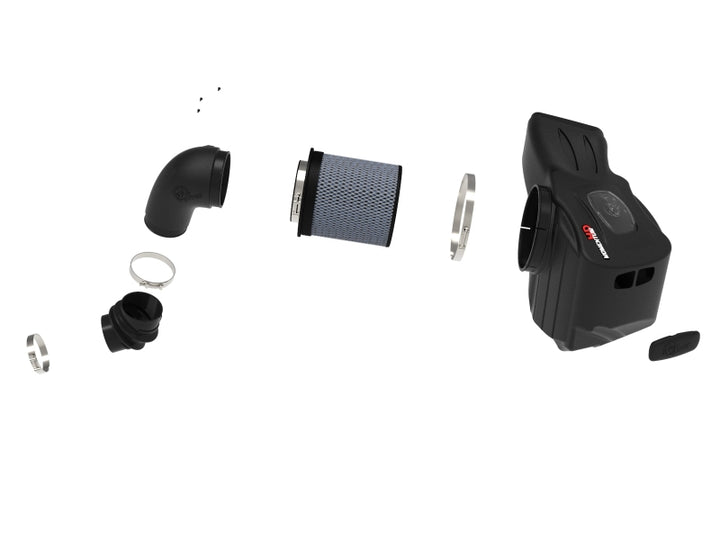 aFe Momentum HD 10R Cold Air Intake System 19-20 RAM Diesel Trucks L6 6.7L (td) - Bull Strap