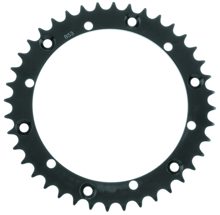 BikeMaster Yamaha Rear Steel Sprocket 520 40T - Black - Bull Strap