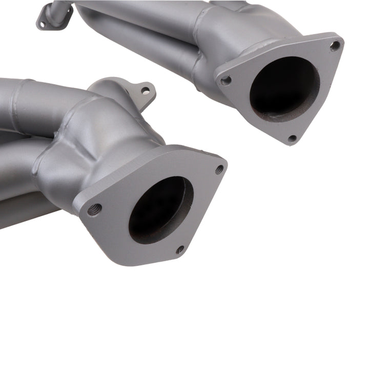 BBK 99-04 GM Truck SUV 4.8 5.3 Shorty Tuned Length Exhaust Headers - 1-3/4 Titanium Ceramic - Bull Strap