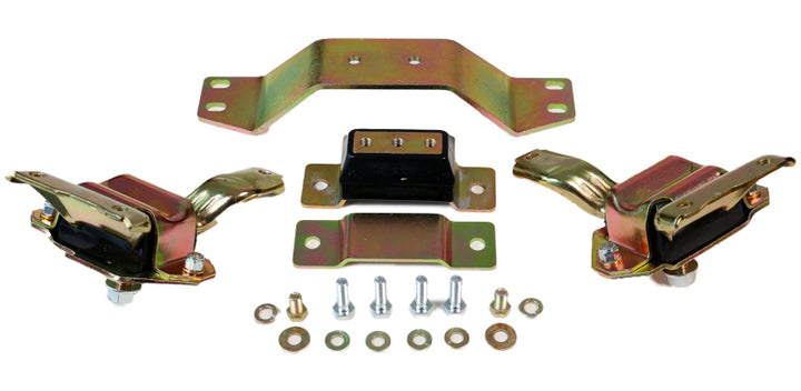 Energy Suspension 99-04 Ford Mustang 4.6L V8 Black Motor & Transmission Mount Set - Bull Strap