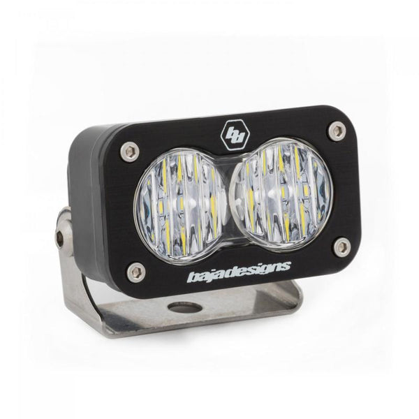 Baja Designs S2 Sport Wide Cornering Pattern LED Work Light - Clear - Bull Strap