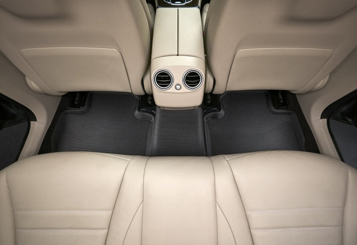 3D MAXpider 2018-2020 Audi Q5 Kagu 2nd Row Floormats - Black - Bull Strap