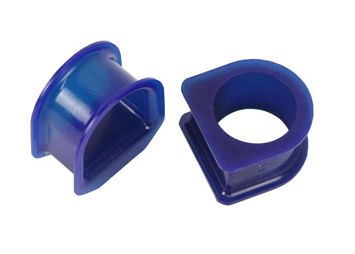 SuperPro 1990 Mazda Miata Base Front Steering Rack & Pinion Mount Bushing Kit - Power Steering - Bull Strap