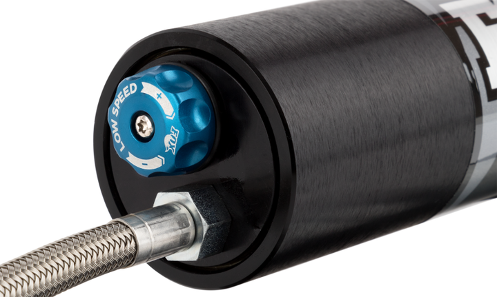 Fox 17-19 Ford F250/F350 2.0 Performance Series Remote Reservoir Adj. Front Shocks 0-1.5in Lift - Bull Strap