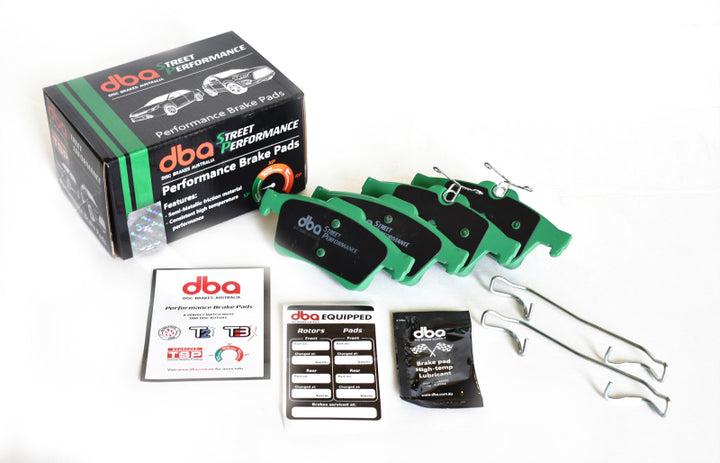 DBA 11-16 Toyota FJ Cruiser (GSJ15R) SP Performance Front Brake Pads - Bull Strap