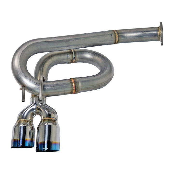 Remark 2022+ Honda Civic Sport Hatchback FL2 (Link Loop) Catback Exhaust Burnt Stainless Steel Tip - Bull Strap