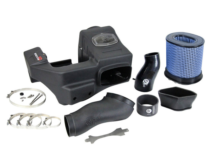 aFe Momentum HD PRO 10R Stage-2 Si Intake 99-03 Ford Diesel Trucks V8-7.3L (td) - Bull Strap