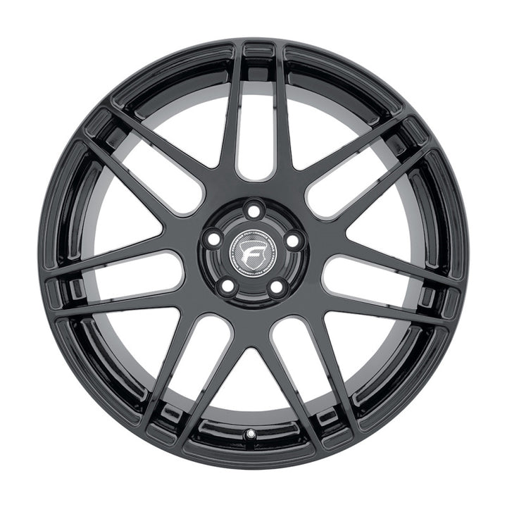 Forgestar F14 19x12 / 5x120.65 BP / ET50 / 8.5in BS Gloss Black Wheel - Bull Strap