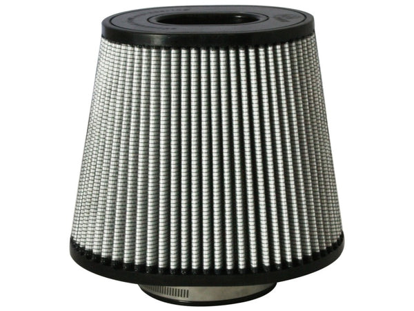 aFe MagnumFLOW Air Filter ProDry S 4in F 9in x 7.5in B (INV) 6.75in x 5.5in T (INV) x 7.5in H - Bull Strap